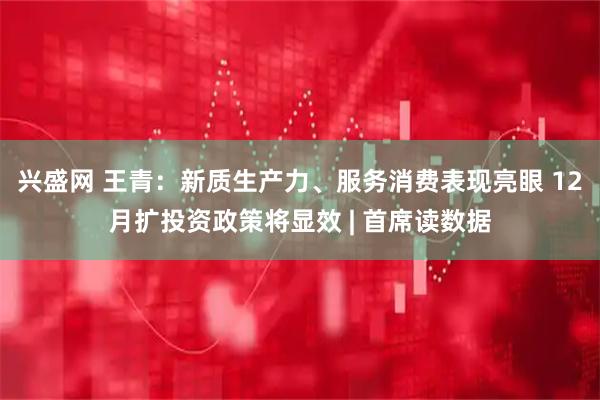 兴盛网 王青:新质生产力、服务消费表现亮眼 12月扩投资政策将显效 | 首席读数据