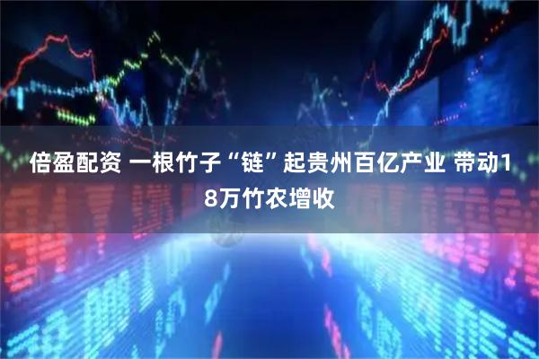 倍盈配资 一根竹子“链”起贵州百亿产业 带动18万竹农增收